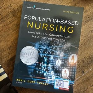 Population based nursing by Cupp Curley 3rd edition 2020